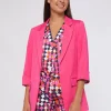 Mujer Vilagallo Chaqueta Punto Rosa Perfect Fit