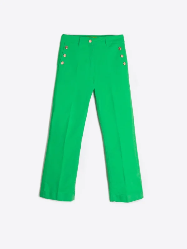 Mujer Vilagallo Pantalon Amelie Verde