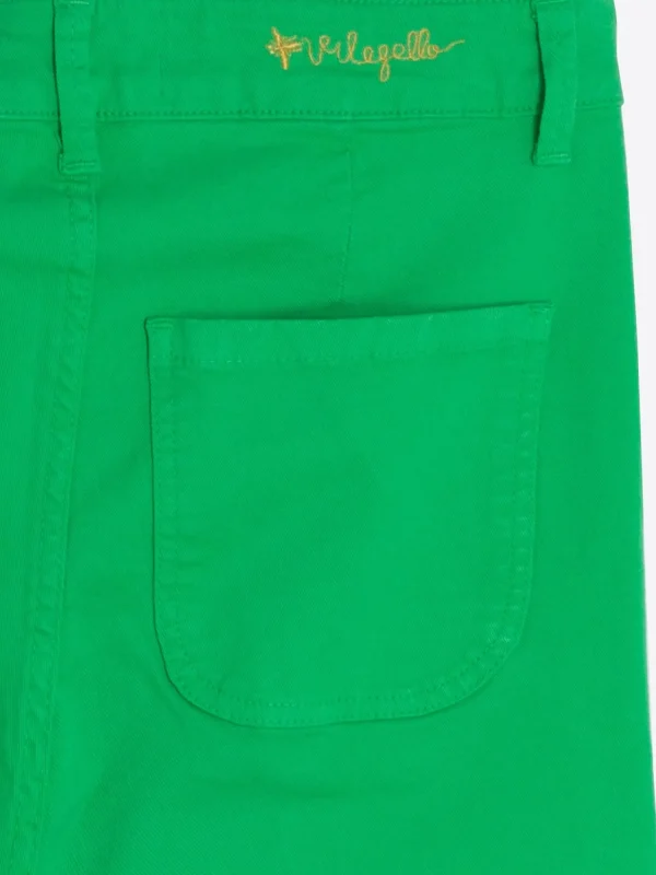 Mujer Vilagallo Pantalon Amelie Verde