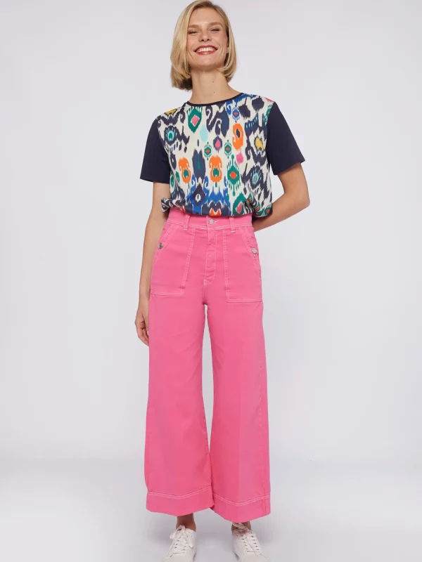 Mujer Vilagallo Pantalon Noa Rosa