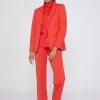 Mujer Vilagallo Pantalon Punto Coral Perfect Fit