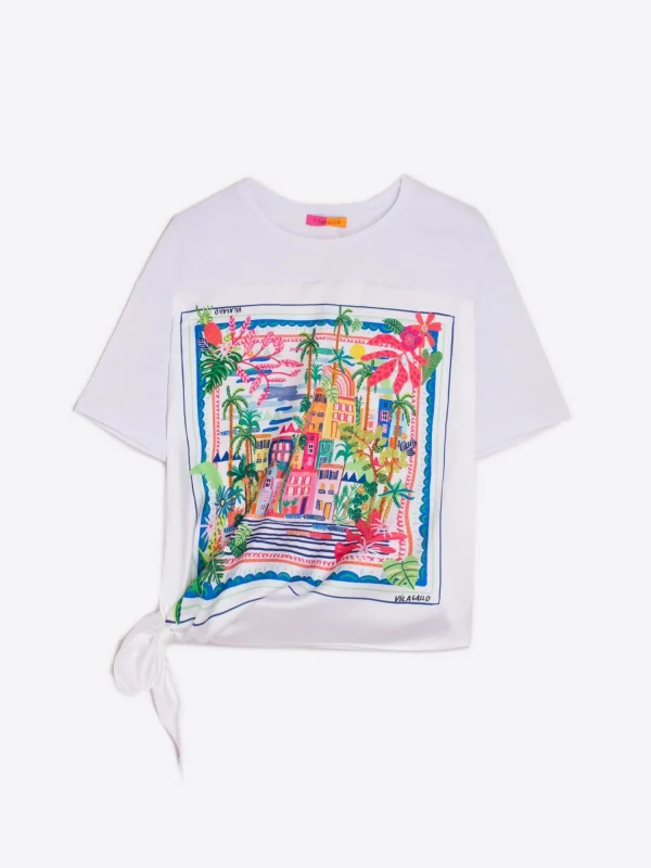 Mujer Vilagallo T-Shirt Victoria Casitas