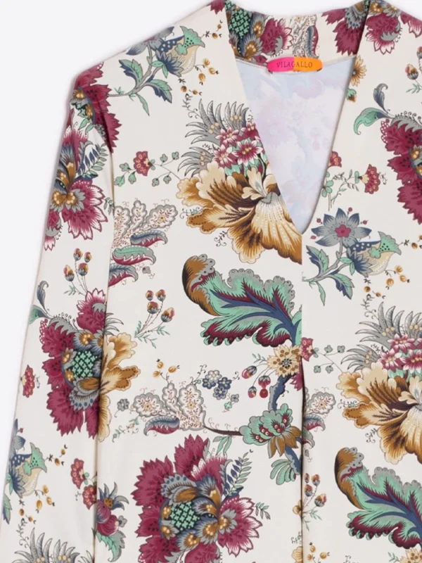 Mujer Vilagallo Vestido Noam Flower Edition